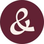 WeekAnd logo is a maroon circle with a cursive ampersand in off-white in the middle