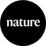 black circle with white 'nature' inside